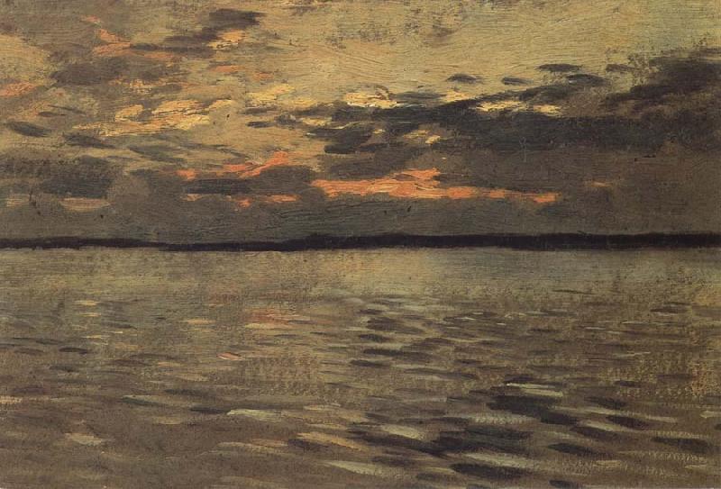 Levitan, Isaak Lake evening